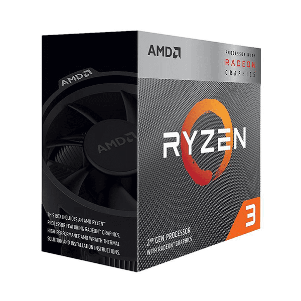 CPU AMD Ryzen 3 3200G (Socket AM4/ Base 3.6Ghz/ Turbo 4.0GHz/ 4 Cores/ 8 Threads/ Cache 6MB)